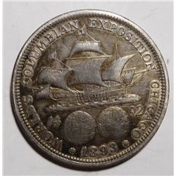 1893 COLUMBIAN HALF DOLLAR AU