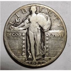 1927-D STANDING LIBERTY QUARTER VG