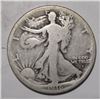 Image 1 : 1916-D OBV. WALKING LIBERTY HALF DOLLAR GOOD