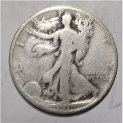 1919 WALKING LIBERTY HALF DOLLAR GOOD