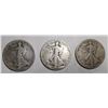 Image 1 : LOT OF 1917, 1927-S & 1929-D WALKER HALF DOLLARS G/VG (3 COINS)