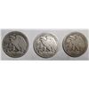Image 2 : LOT OF 1917, 1927-S & 1929-D WALKER HALF DOLLARS G/VG (3 COINS)