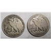 Image 2 : LOT OF TWO 1918 WALKER HALF DOLLARS G/VG (2 COINS)