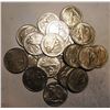 Image 2 : ROLL OF MIXED 1940'S AU-58/UNC WALKER HALF DOLLARS (20 COINS)