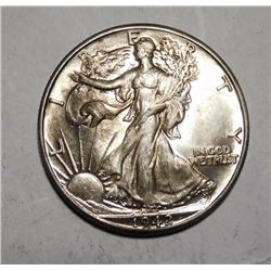 1942 WALKING LIBERTY HALF DOLLAR CH BU