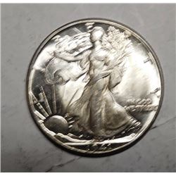 1941 WALKING LIBERTY HALF DOLLAR CH BU