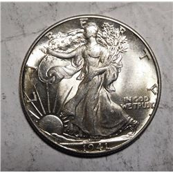 1941 WALKING LIBERTY HALF DOLLAR CH BU