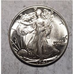 1941 WALKING LIBERTY HALF DOLLAR CH BU