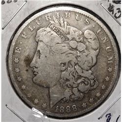 1888-O MORGAN DOLLAR F/VF