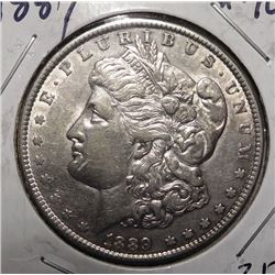 1889 MORGAN DOLLAR AU-55
