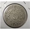 Image 2 : 1868 SHIELD NICKEL VG