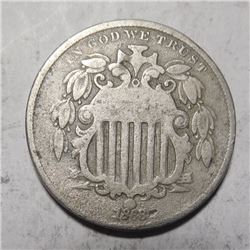 1868 SHIELD NICKEL VG/FINE