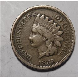 1859 INDIAN HEAD CENT FINE