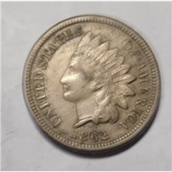 1862 CN INDIAN HEAD CENT XF-45