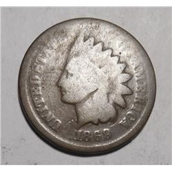 1869 INDIAN HEAD CENT