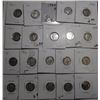 Image 4 : LOT OF  NINETY FIVE MIXED DATE 1940'S MERCURY DIMES VG-VF (95 COINS)