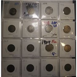 LOT OF THIRTY ONE MIXED DATE & GRADE LIBERTY NICKELS (31 COINS)