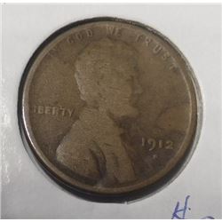 1912-S LINCOLN CENT GOOD