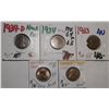 Image 1 : LOT OF FIVE HIGH GRADE 1930'S LINCOLN CENTS (5 COINS)