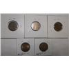 Image 2 : LOT OF FIVE HIGH GRADE 1930'S LINCOLN CENTS (5 COINS)