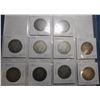 Image 1 : LOT OF TEN MIXED DATE BARBER HALF DOLLARS G/VG