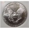 Image 3 : 2001 AMERICAN SILVER EAGLE NGC MS-69