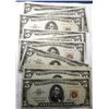 Image 1 : LOT OF EIGHTEEN $5.00 1963 FEDERAL NOTES F/VF (18 NOTES)