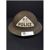 Image 1 : WWII BC Auxillary Police Helmut In Very Good Condition. Missing the Liner