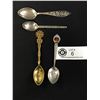 Image 1 : 4 Vancouver BC Birks Sterling Silver Souvenir Spoons. 1913 Rotary Vancouver BC. Totem Pole and Maple