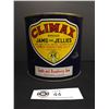 Image 1 : Vintage Climax Brand Jams and Jellies. Apple and Raspberry Jam. 48 Fluid Ounce Size Tin. Empress Man