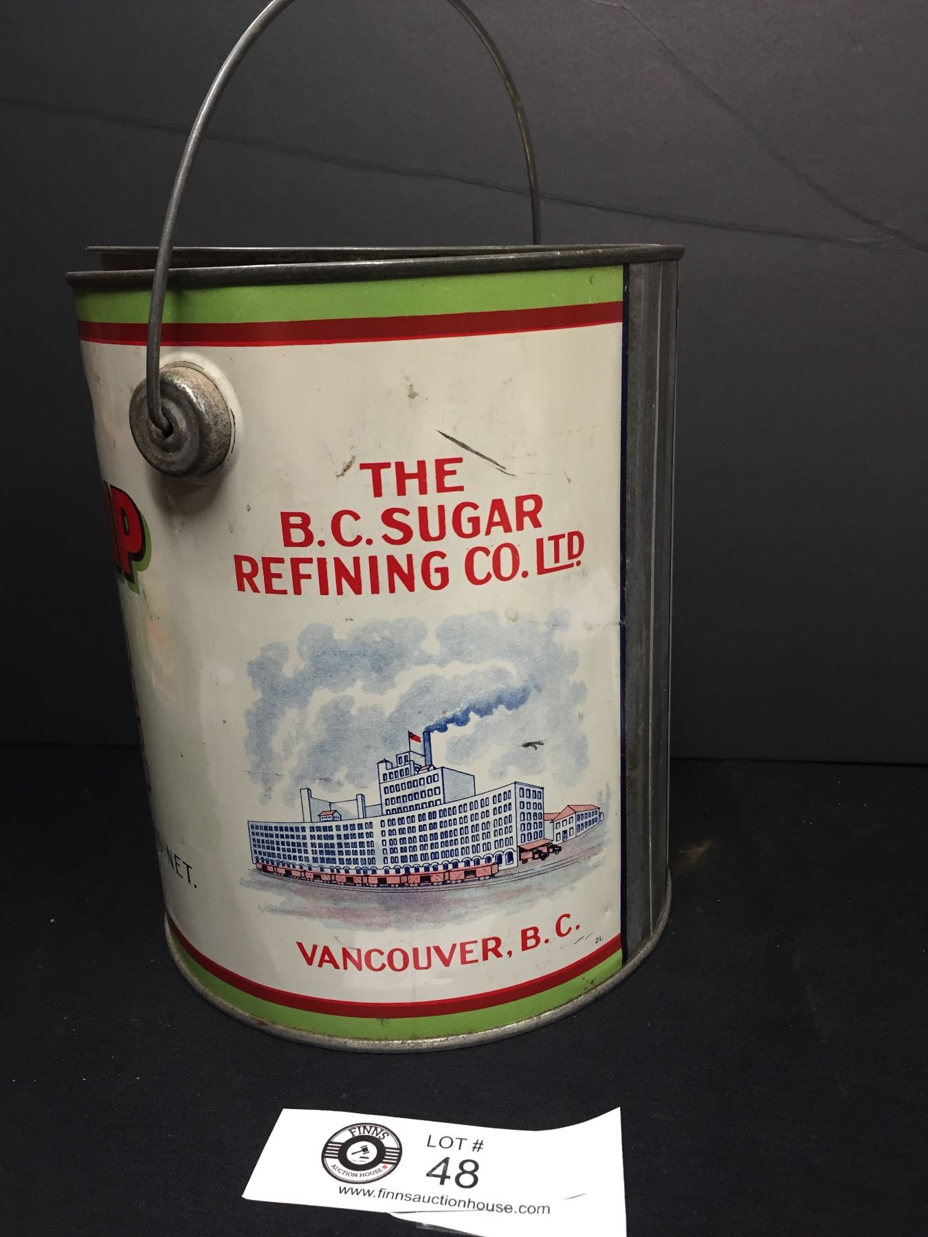 Vintage Rogers Golden Syrup BC Sugar Refinery 10 lb Tin. Manufactured ...