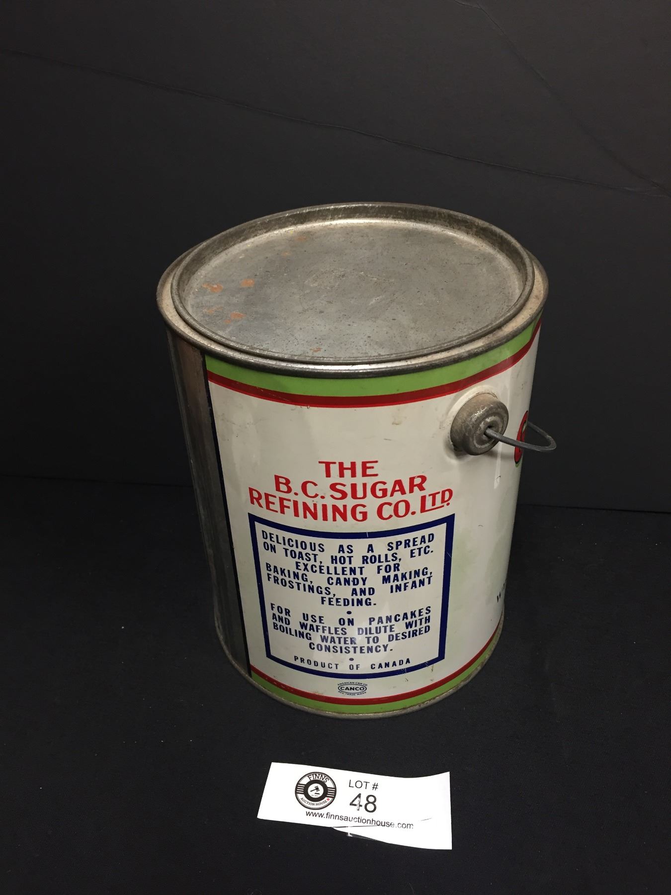 Vintage Rogers Golden Syrup BC Sugar Refinery 10 lb Tin. Manufactured ...