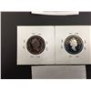 Image 2 : 1994 and 1995 Proof .25 Cent Coins. Nice Cameo. Removed From Royal Canadian Mint Proof Sets