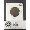 Image 1 : Canada Large Cent 1 Penny Coin from 1919 in a Coin Holder