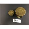 Image 3 : 2 Artillery Shells that are Made into Trench Art Using Canadian Military Buttons. Very Well Made