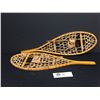 Image 1 : Vintage Antique 16" Wooden, Miniature Salesman Sample Snowshoes. Very Well Made