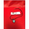 Image 1 : Turquoise and Sterling Silver Heart Necklace