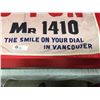 Image 3 : Vintage C-Fun. "Mr 1410 The Smile on Your Dial in Vancouver" Flag. 1970's Flag is 33" L x 19" H. A N