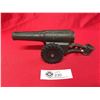 Image 1 : Vintage Cast Iron Cannon With Rubber Tires. Missing the Front Part, or Back Part. Nice Decorative Pi