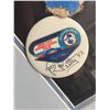 Image 2 : Very Nicely Framed 17" x21" 1992 Richard Petty Fan Appreciation Tour Memorabilia. Autographed Button