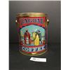 Image 3 : Vintage Baghdad Brand Coffee 5 lb Tin. Mc Donalds Consolodated Vancouver Canada. Nice Graphics