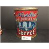 Image 1 : Vintage Nash's Jubilee Coffee 5lbs Tin Nash Tea and Coffee Importers Vancouver. Nice Graphics