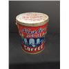 Image 3 : Vintage Nash's Jubilee Coffee 5lbs Tin Nash Tea and Coffee Importers Vancouver. Nice Graphics