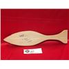 Image 3 : A Female Chum Salmon Paddle. Coast Salish Artist Betty Joe. Paddle is 11.5" Long.