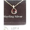 Image 2 : Sterling Silver Necklace with a Pendant. In a Case.