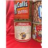 Image 3 : 5 McColls and 1 Empress Peanut Butter Tins. All Different Variations. All Vintage Tins