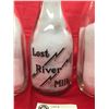 Image 2 : Vintage Painted Label Milk Bottles Model Dairies and Lost River Milk