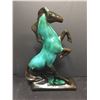 Image 2 : Vintage Blue Mountain Pottery Piece. Stallion Rearing. 15" H x 10" w