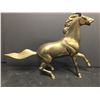 Image 2 : A Solid Brass Stallion Horse. 12" L x 9" H