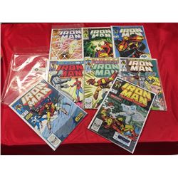 Marvel Comics.8 Iron Man Comics. In Bag on White Boards.Numbers 239 240,244,251,252,258,259,260